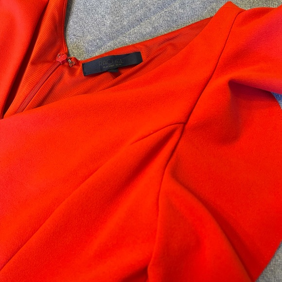 Womens Red Sleeveless V Neck Cropped Jumpsuit - Picture 6 of 8